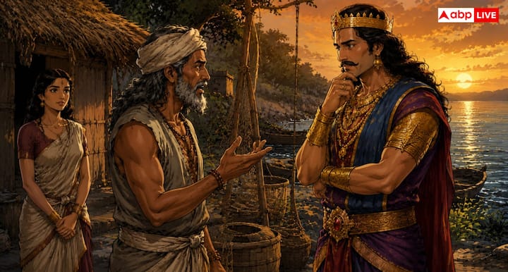 राजा शांतनु सत्यवती के पिता के पास पहुंचे और विवाह का प्रस्ताव रखा. मल्लाह ने सम्मानपूर्वक कहा कि उसे विवाह से कोई आपत्ति नहीं, लेकिन उसकी एक शर्त है. सत्यवती से जन्म लेने वाला पुत्र ही हस्तिनापुर का राजा बने. यह सुनकर राजा शांतनु धर्म और पुत्र प्रेम के कारण गहरे चिंतन में पड़ गए.