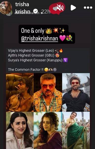 Trisha Reaction : స్టార్ హీరోస్ హిట్స్ వెనుక త్రిష మ్యాజిక్ - ఫ్యాన్ పోస్టుకు సౌత్ క్వీన్ రియాక్షన్
