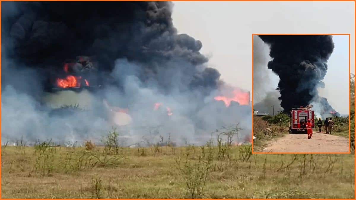 Manali Oil Godown Blast: 60 அடி உயரத்திற்கு வெடித்துச் சிறதறிய எண்ணெய் பேரல்கள்; மணலி புது நகர் அருகே பயங்கர தீ விபத்து.!