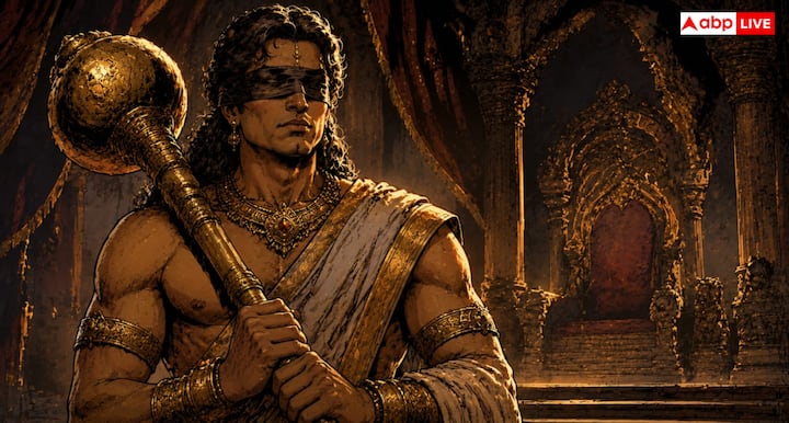 धृतराष्ट्र जन्म से अंधे थे, लेकिन उनमें अद्भुत शक्ति थी. वे गदा युद्ध में निपुण और बलवान थे. फिर भी उनकी नेत्रहीनता हमेशा उनके जीवन की सबसे बड़ी कमजोरी बनी रही. यही कारण था कि राजगद्दी को लेकर भविष्य में कई विवाद उत्पन्न हुए.