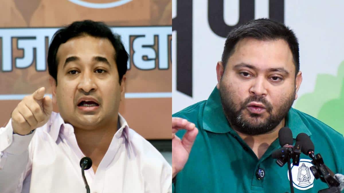 नितेश राणे ने कहा- कंप्यूटर पर तस्वीर लगाकर बकरा काटें, भड़की RJD, बोली- 'जब भी बकरीद…'