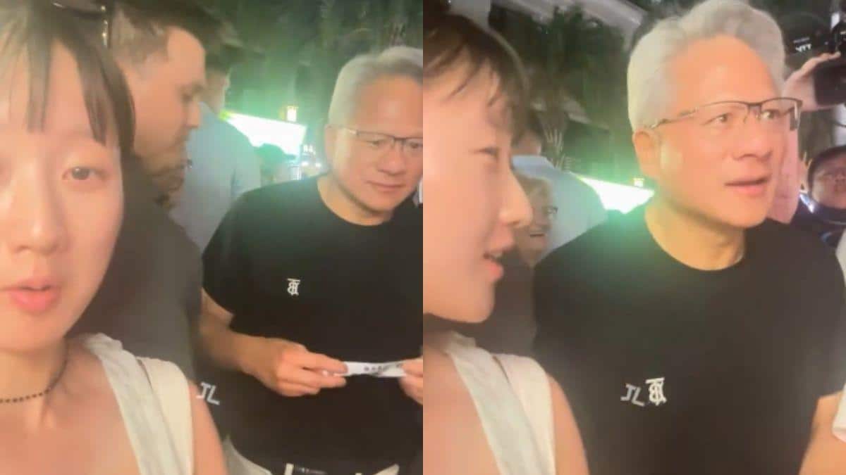 Nvidia CEO Jensen Huang Goes Viral For Paying Entire Food Stall Bill In Taiwan