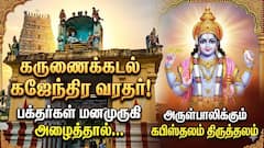 கஜேந்திரனை காத்த ஆதிமூலப்பெருமாள்... பக்தர்களையும் காக்கும் கபிஸ்தல நாயகர் 