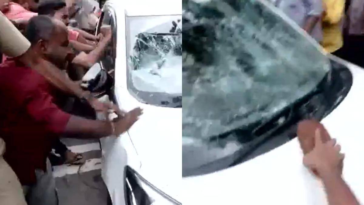 ED Team Vehicle Attacked Outside Former Kerala CM Pinarayi Vijayan’s House: WATCH