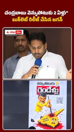 చంద్రబాబు వెన్నుపోటుకు 2 ఏళ్లు.. బుక్లెట్ రిలీజ్ చేసిన జగన్