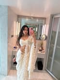 Janhvi Kapoor Pics: 'लड़की ब्यूटिफुल कर गई चुल' जाह्नवी कपूर का ये नया साड़ी लुक देख फैंस हुए क्लीन बोल्ड