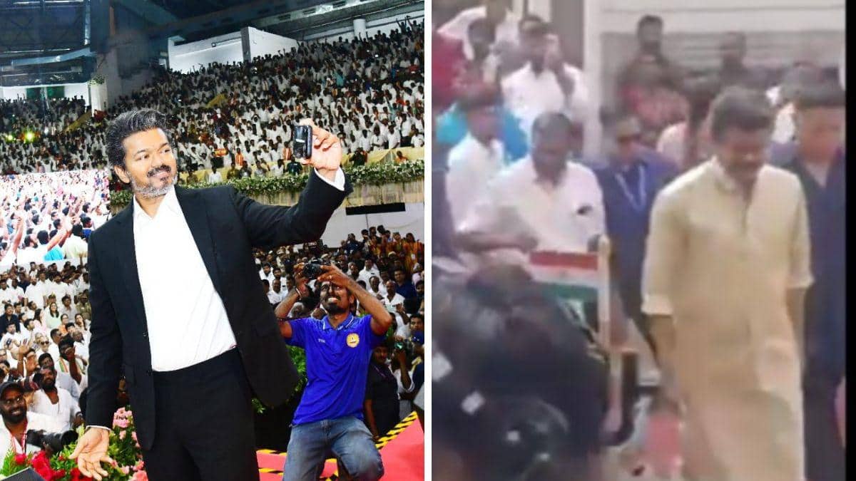 கோட் சூட்டில் இருந்து பட்டு வேஷ்டிக்கு மாறிய விஜய்.! தலைமைச்செயலகத்திற்கு திடீர் விசிட்- இது தான் காரணமாம்..