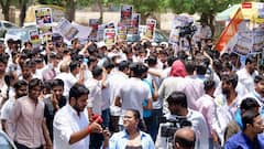 CBSE मुख्यालय पर NSUI का प्रदर्शन, OSM मूल्यांकन प्रणाली में पारदर्शिता की मांग