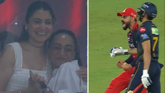 Virat Kohli Video: नशीबवान हेझलवुडने गिलचा गेम करताच कोहलीचं 'विराट' स्टाईलमध्ये जबरा सेलिब्रेशन अन् अनुष्का शर्माची सुद्धा स्माईल!