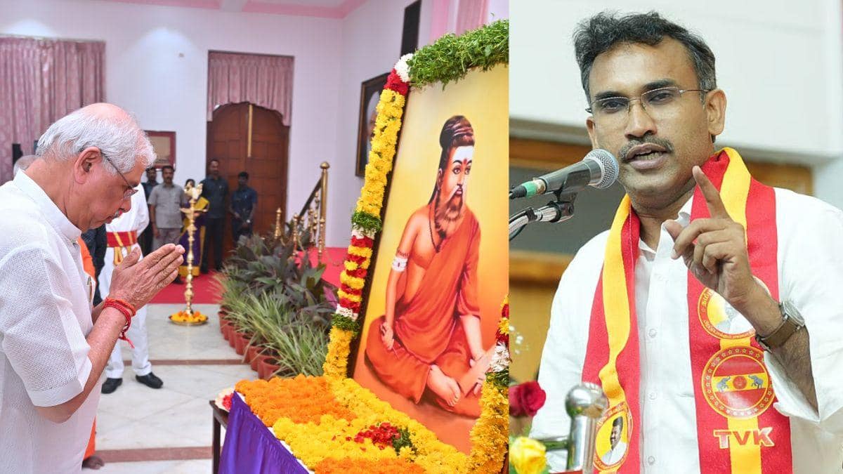 காவி உடை.. வள்ளுவரை கலங்கப்படுத்தாதீங்க.. ஆளுநருக்கு அமைச்சர் அருண்ராஜ் கடும் கண்டனம்!
