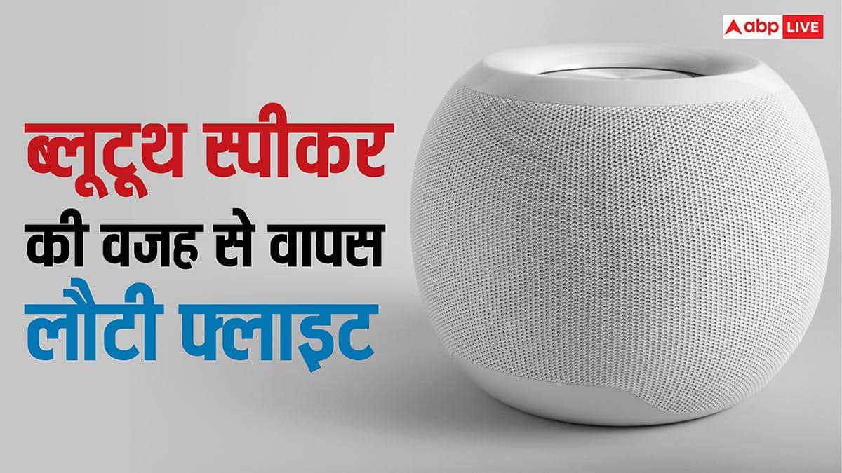 Bluetooth Speaker के कारण हजारों फीट की ऊंचाई पर मचा हड़कंप, वापस लौटी फ्लाइट