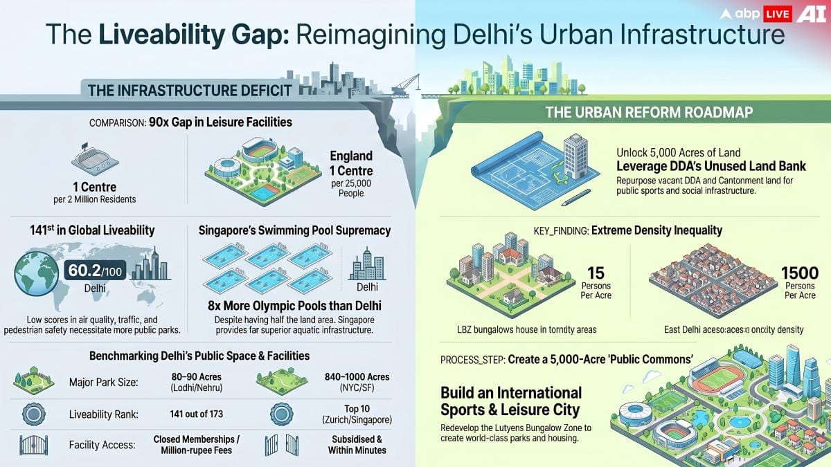 OPINION | Delhi Has 16 Sports Complexes for 33 Million People. Is Gymkhana Really the Problem?