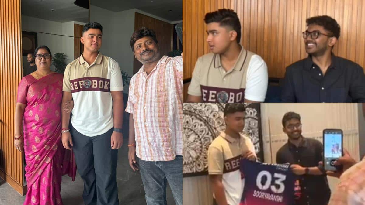 बिहार पहुंचकर वैभव सूर्यवंशी ने की IPS मामा और नानी से मुलाकात, देखें फोटो