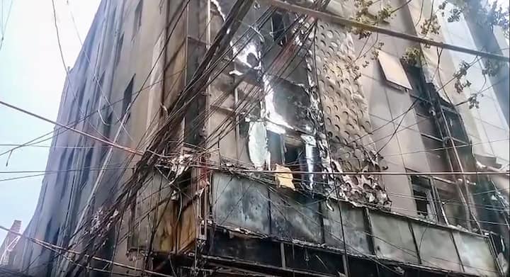 A massive fire broke out at the Lemon Green Hotel in Delhi's Malviya Nagar on Wednesday morning. The blaze left the building heavily damaged and claimed at least 20 lives.