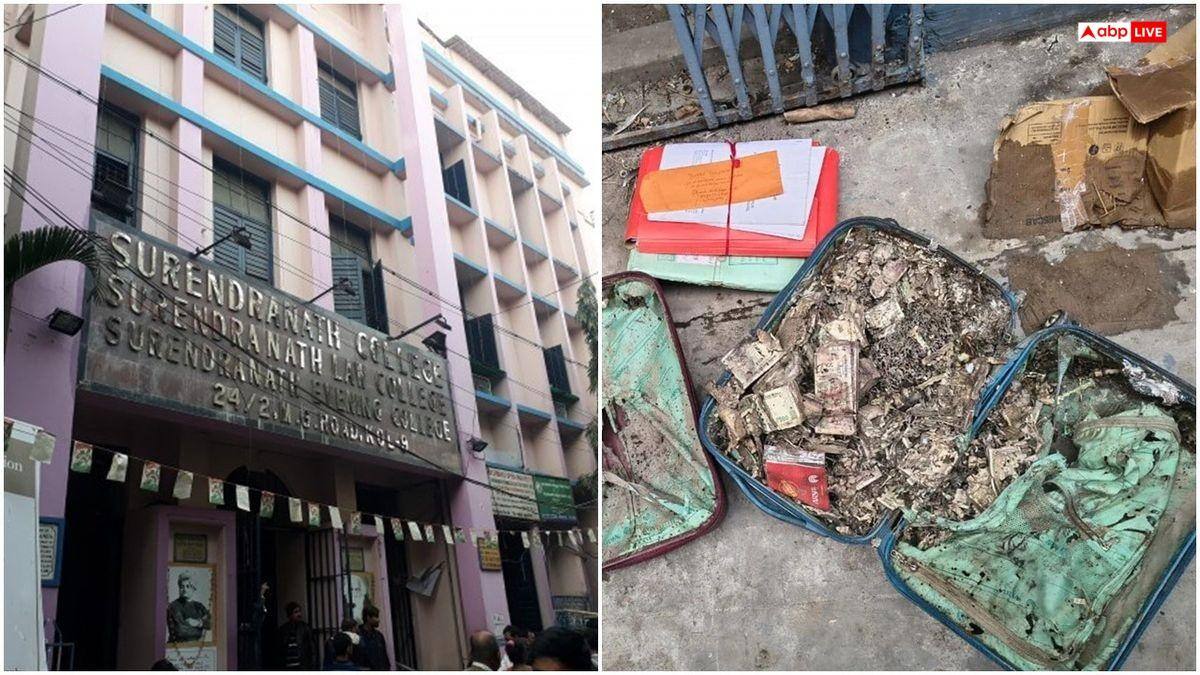 बंगाल के इस कॉलेज में मच गया बवाल, दो ट्रॉली भरकर बैगों में मिले दीमक लगे नोट