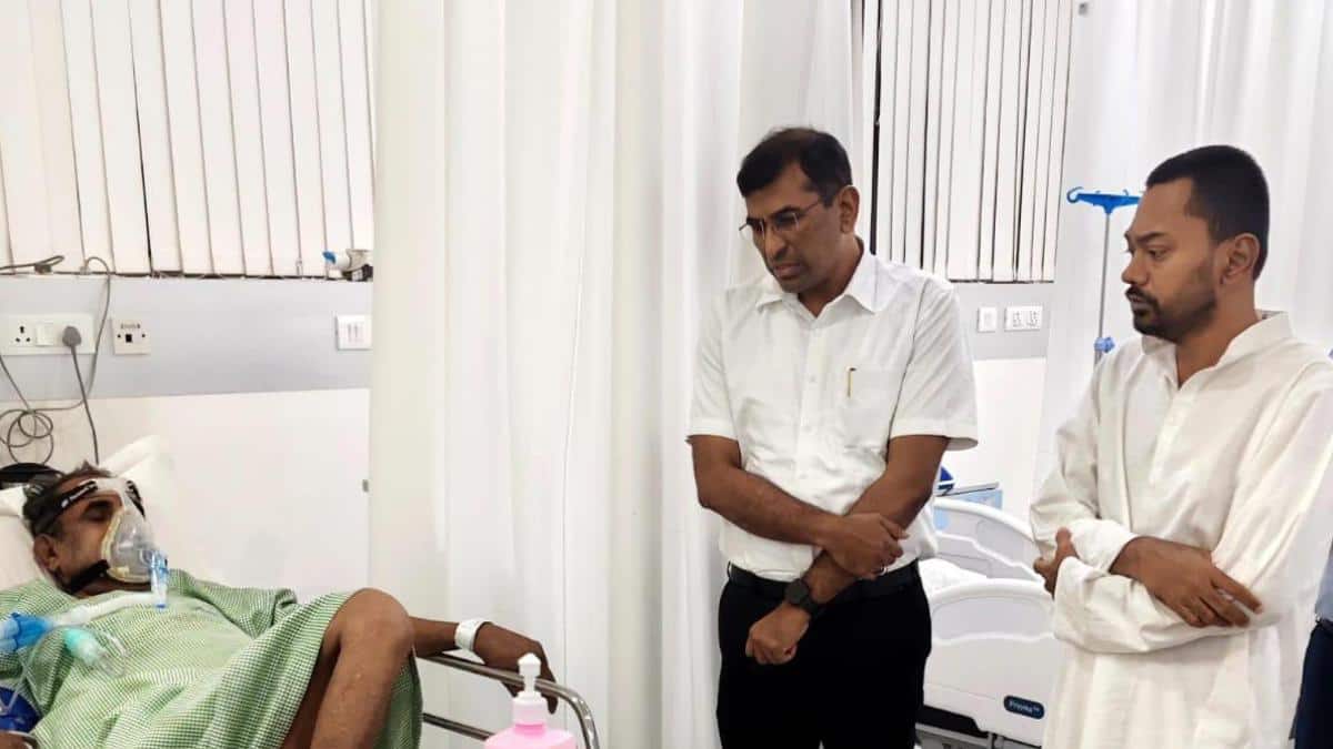 मुजफ्फरपुर हादसा: घायल मरीजों को देखने पहुंचे निशांत कुमार, बोले- 'राज्य सरकार…'
