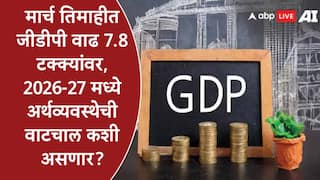 GDP Growth : मार्च तिमाहीत जीडीपी वाढ 7.8 टक्क्यांवर, जागतिक अस्थिरतेच्या काळात भारतीय अर्थव्यवस्थेची 2025-2026 मध्ये कामगिरी कशी राहिली?