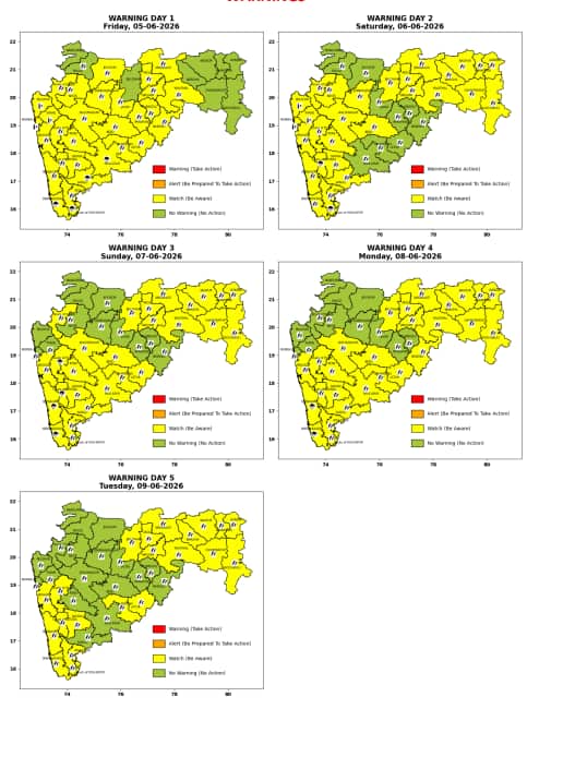 Monsoon Update Maharashtra: मान्सून महाराष्ट्राच्या वेशीवर! राज्याच्या दक्षिण किनारपट्टीकडे वेगाने वाटचाल; येत्या 48 तासांत ...; हवामान विभागाचा अंदाज