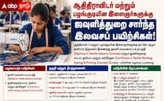 ஆதிதிராவிடர் இளைஞர்களுக்கு ஜவுளித்துறை சார்ந்த இலவசப் பயிற்சிகள்.. உடனே apply பண்ணுங்க !