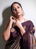 Anasuya Bharadwaj: ఆ రెండూ వేర్వేరు కాదు... శారీలో అనసూయ సందేశం - లేటెస్ట్ ఫోటోలు