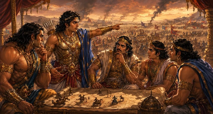 कौरवों की असफलता देखकर अर्जुन ने युद्ध की स्थिति का आकलन किया. उन्होंने समझ लिया कि केवल सेना से लड़ना पर्याप्त नहीं होगा. अर्जुन ने अपने भाइयों के साथ मिलकर सीधे द्रुपद तक पहुंचने और उन्हें बंदी बनाने की रणनीति तैयार की.