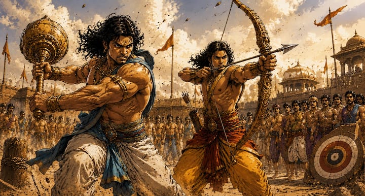 भीम अपनी अपार शक्ति के लिए प्रसिद्ध थे, जबकि अर्जुन धनुर्विद्या में अद्वितीय माने जाते थे. दोनों भाइयों की वीरता और युद्ध कौशल ने पांडवों की प्रतिष्ठा को और मजबूत कर दिया. इससे धृतराष्ट्र की चिंता और बढ़ने लगी.