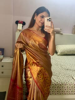 Ashika Ranganath: పట్టుచీర కట్టిన జాబిలమ్మ - 'పెద్ది' జాన్వికి సపోర్ట్ చేస్తూ పోస్ట్!