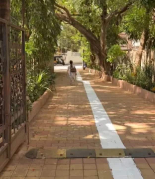 'पाणी मारलं आणि पट्टी निघून जाईल, असं असतं तर, काही वाद नव्हता, पण असा हा रंग नाही. पर्मेनंट ऑइलपेंटने मारलेला आहे. जे इथे वर्षोनूवर्ष राहणारे रहिवासी आहेत, त्यांना हे रोज पाहावं लागेल.