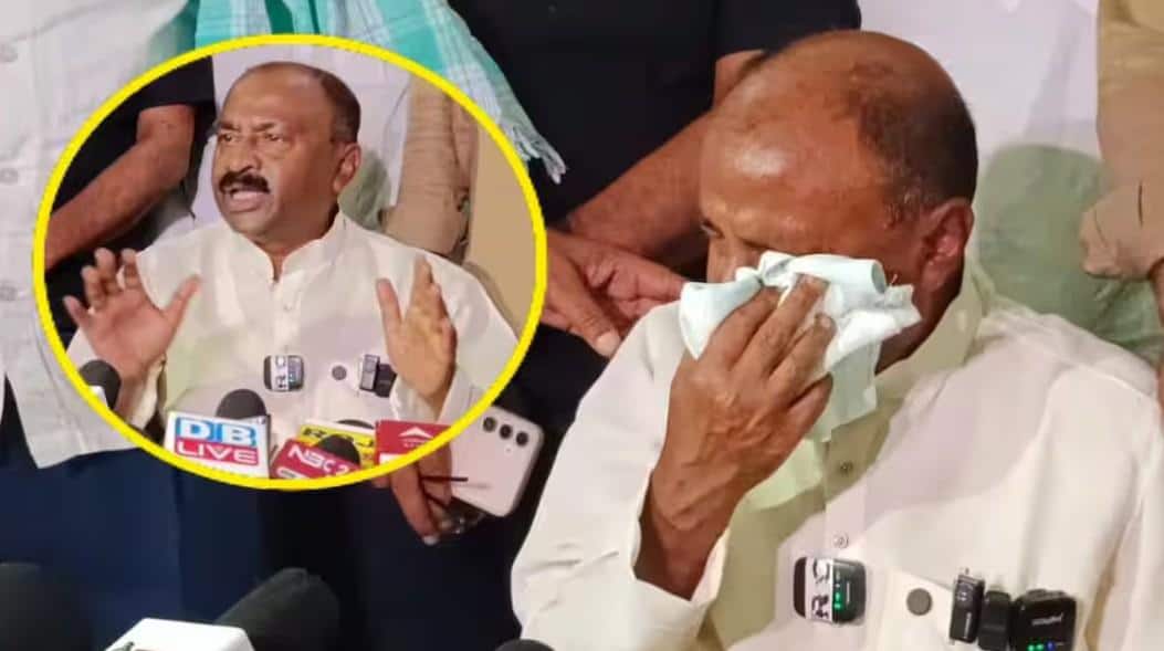Big Setback To RJD: Shivchandra Ram Breaks Down, Cries Uncontrollably After Resigning