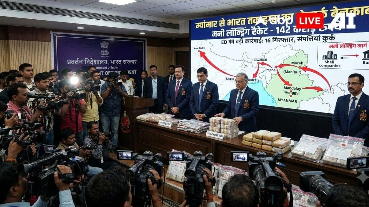 बॉर्डर के पास पेड़ों पर CCTV... 142 करोड़ का मनी लॉन्ड्रिंग रैकेट! ED ने म्यांमार-भारत ड्रग्स सिंडिकेट को किया ध्वस्त