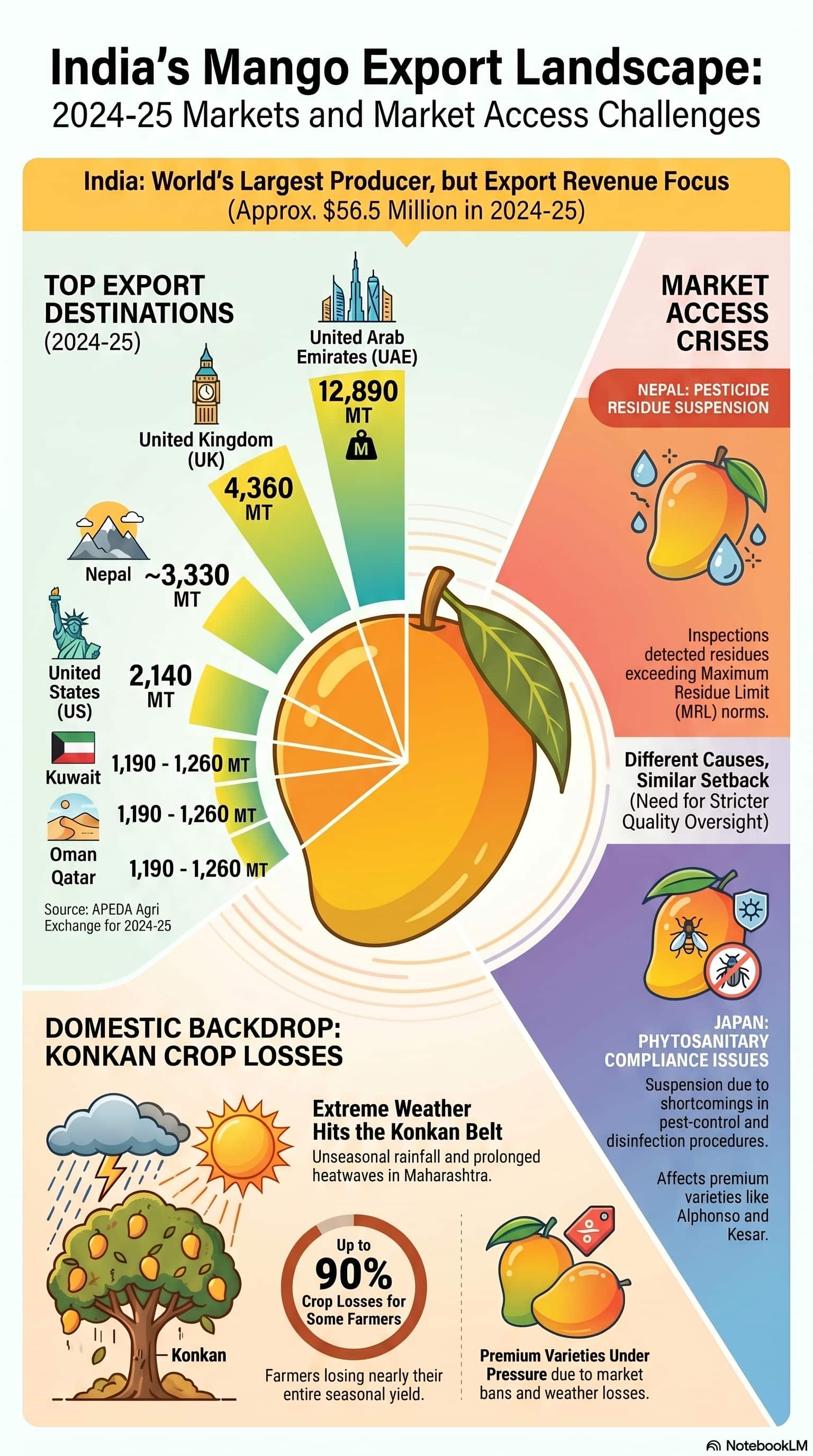 Two Countries, Two Warnings: What Nepal And Japan's Actions Mean For Indian Mangoes