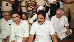'Murder Of Democracy': Congress Protests Outside EC Office Over Natarajan Row