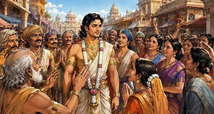 હસ્તિનાપુરમાં, યુધિષ્ઠિર તેમની નમ્રતા, ધર્મનિષ્ઠા અને ન્યાયી સ્વભાવને કારણે લોકો દ્વારા પ્રિય બની ગયા હતા. લોકો તેમને એક લાયક ભાવિ રાજા તરીકે જોવા લાગ્યા. તેમની વધતી જતી પ્રતિષ્ઠાએ કૌરવોમાં, ખાસ કરીને દુર્યોધનમાં, અસુરક્ષા અને ઈર્ષ્યાની લાગણીઓને જન્મ આપ્યો.