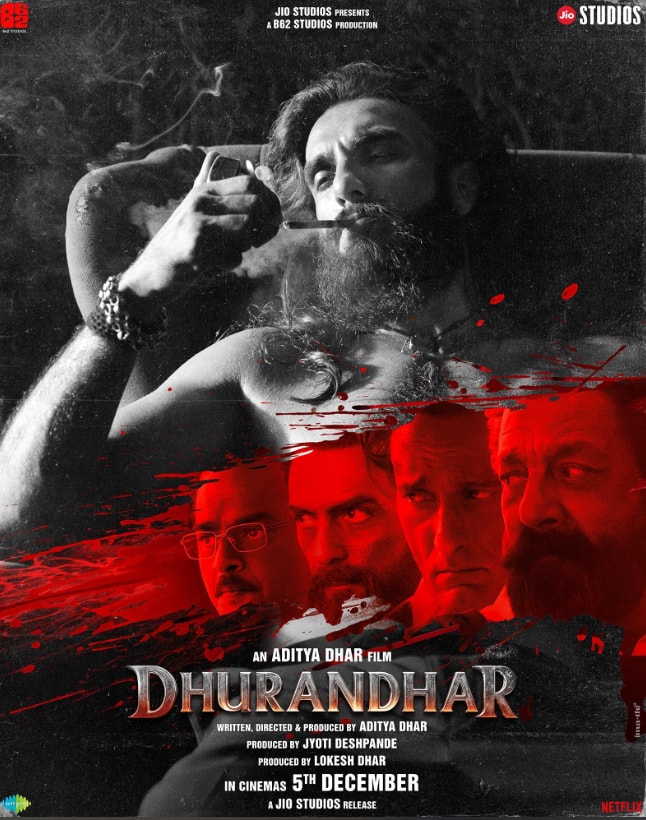 रणवीर सिंह की फिल्म 'धुरंधर' पूरे भारत में ओटीटी पर 10वें नंबर पर ट्रेंड कर रही है. इसने 2.8 मिलियन व्यूज हासिल किए हैं. इसे आपो जियो हॉटस्टार पर देख सकते हैं.