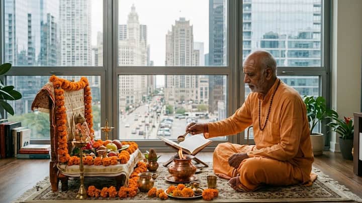 अगर बात अमेरिका में होने वाले धार्मिक अनुष्ठानों की करें, तो वहां के नियम और दक्षिणा का हिसाब बिल्कुल अलग है. मिसाल के तौर पर, अगर अमेरिका में रहने वाला कोई भारतीय परिवार अपने घर पर एक छोटी सी सत्यनारायण भगवान की कथा का आयोजन भी करवाता है, तो इसके लिए पंडित जी को मोटी रकम चुकानी पड़ती है.
