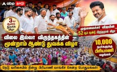 விஜய் பிறந்தநாள்: மதுரையில் 10,000 பேருக்கு தவெக பிரியாணி விருந்து!