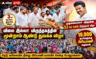 விஜய் பிறந்தநாள்: மதுரையில் 10,000 பேருக்கு தவெக பிரியாணி விருந்து!