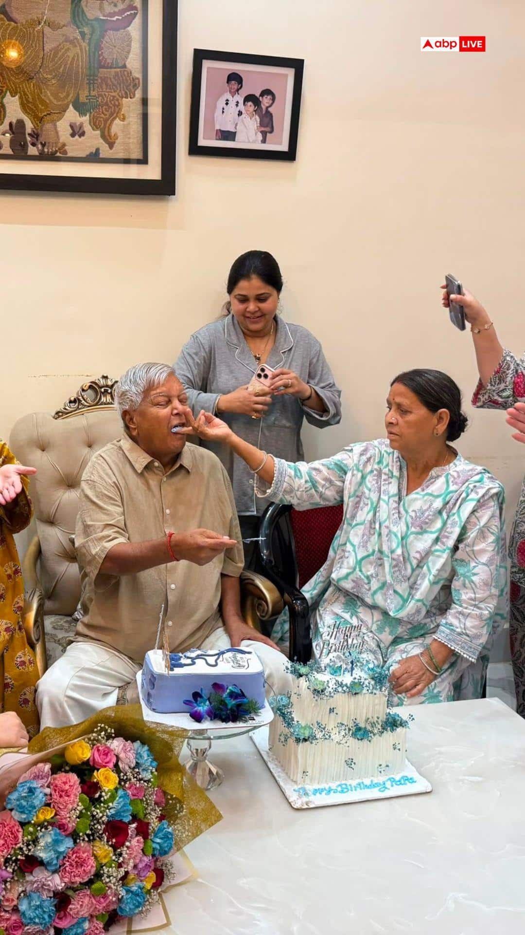 RJD चीफ लालू यादव के जन्मदिन की 10 तस्वीरें