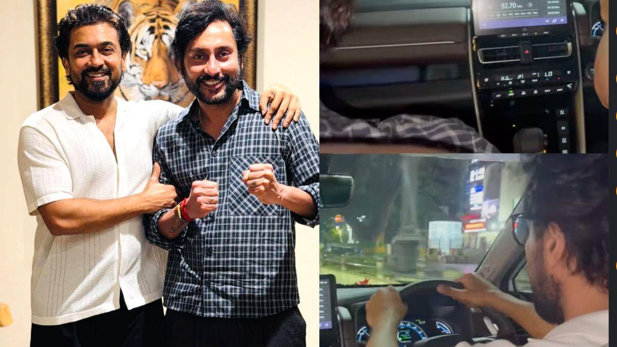 பரிசு கொடுத்த காரில் ரைட் கூப்பிட்டு போன சூர்யா..ஆர் ஜே பாலாஜி ஒரே குஷி