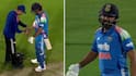 Rohit Sharma Video: रोहित शर्माचा दुर्दैवाचा फेरा सुरुच, दुखापतीतून सावरून आला, पहिल्याच ओव्हरमध्ये मनगटाच्या वेदनेनं तळमळला, पुन्हा उभा राहिला, पण जम बसण्यापूर्वीच रन आऊटने घात केला