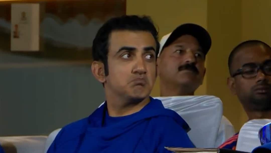 WATCH: Gautam Gambhir’s Jaw-Dropping Reaction To KL Rahul’s Stunning Six Over Extra Covers
