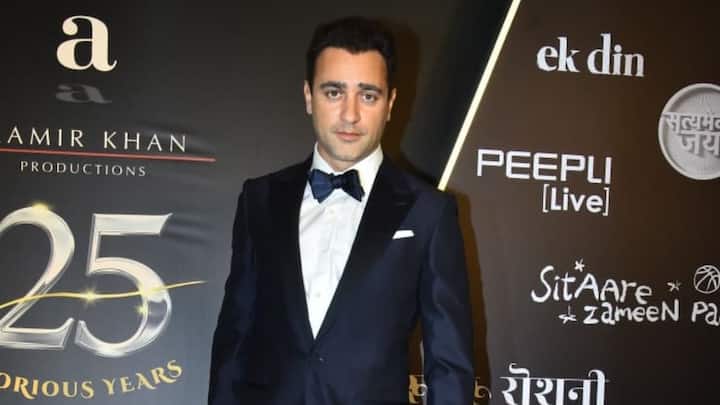 Bollywood actor Imran Khan attended the grand silver jubilee celebration marking 25 years of Aamir Khan Productions in Mumbai.