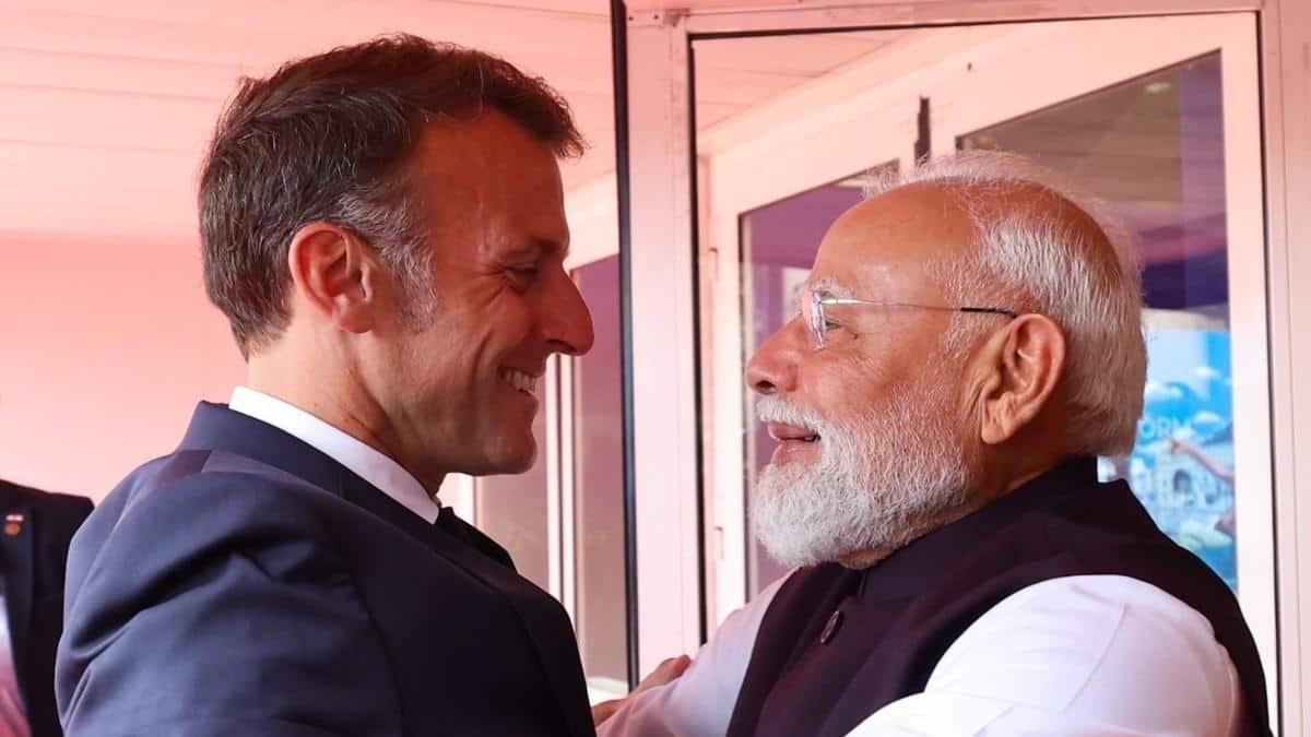 'Happy To Meet You In Nice': PM Modi Greets 'Friend' Macron During France Visit