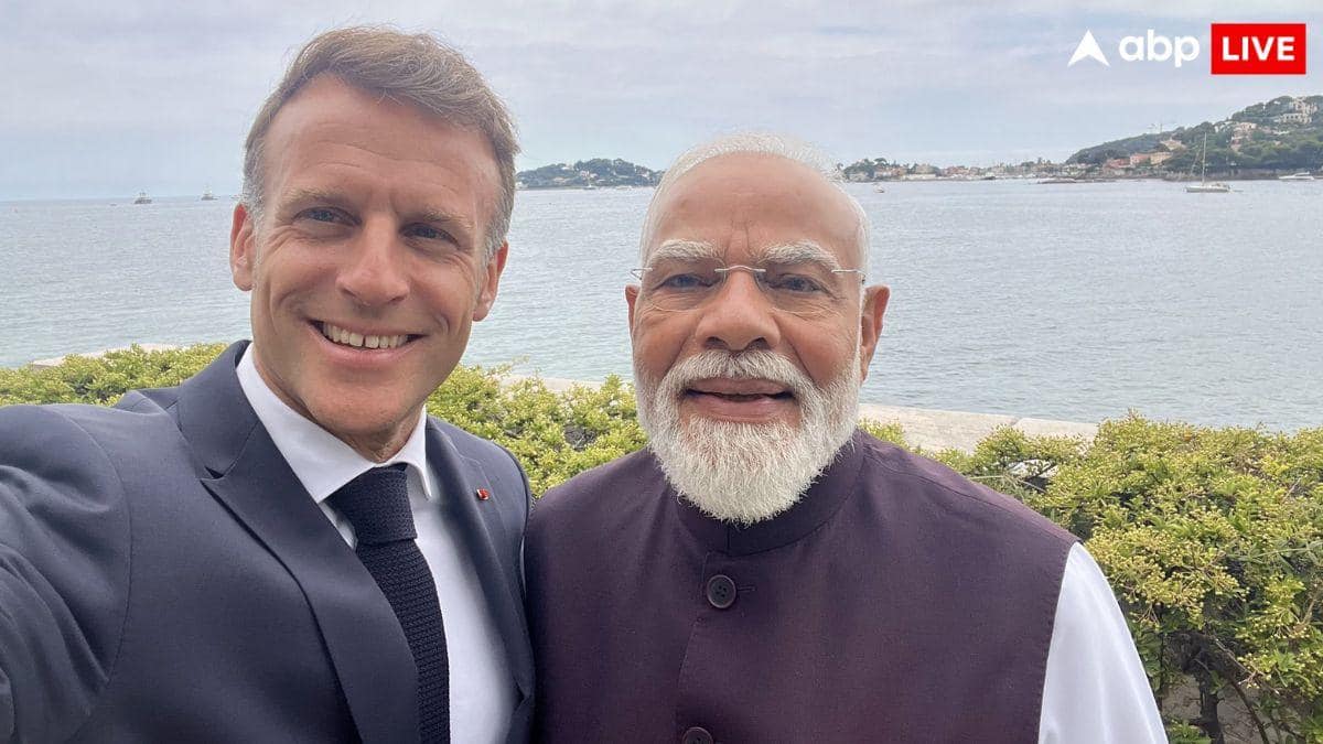 पीएम मोदी संग सेल्फी, गले मिले, मजबूत बॉन्डिंग, पीछे बज रहा आरी आरी आरी... मैक्रों ने शेयर किया धुरंधर का गाना