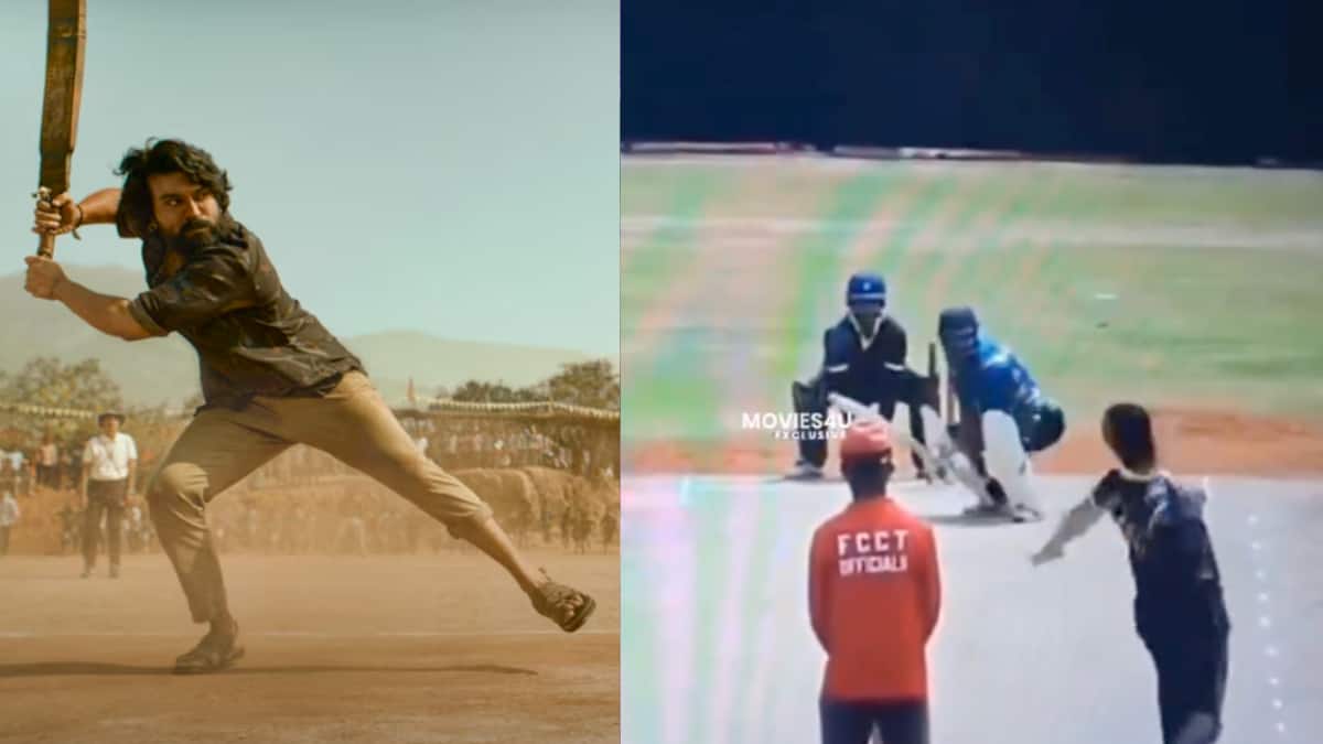Ram Charan’s ‘Peddi’ Shot Recreated In Local Cricket Match, Video Goes Viral