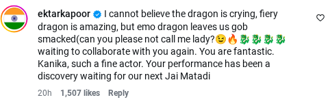 Kanika shed tears on the last day of 'Naagin 7', Ekta Kapoor wrote - Our dragon is crying...