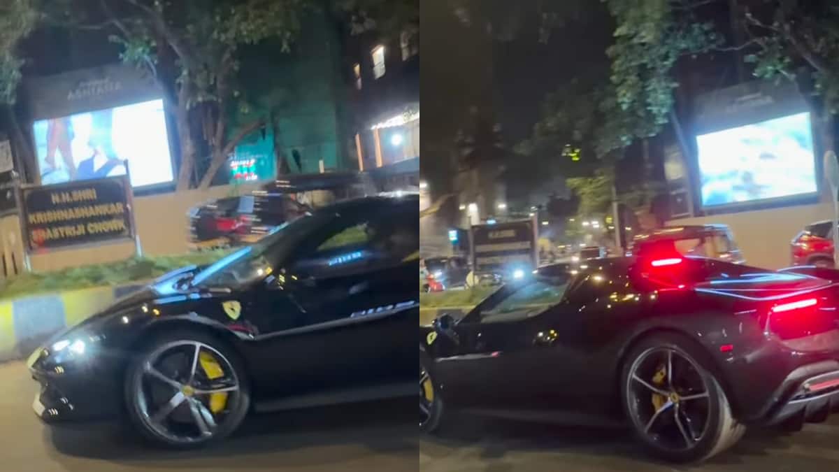 WATCH: Ranveer Singh Spotted Driving His Rs 6.36 Cr Ferrari 296 GTB In Mumbai