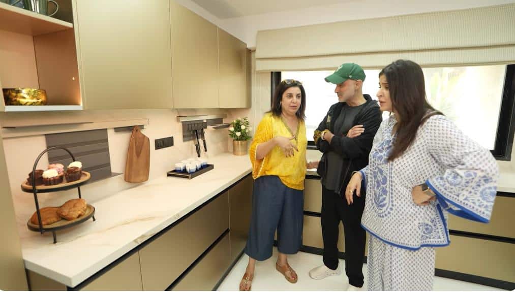 'So dirty...' People were surprised to see the dirty kitchen of Kapoor family and Bollywood heroes, Farah Khan got it renovated.