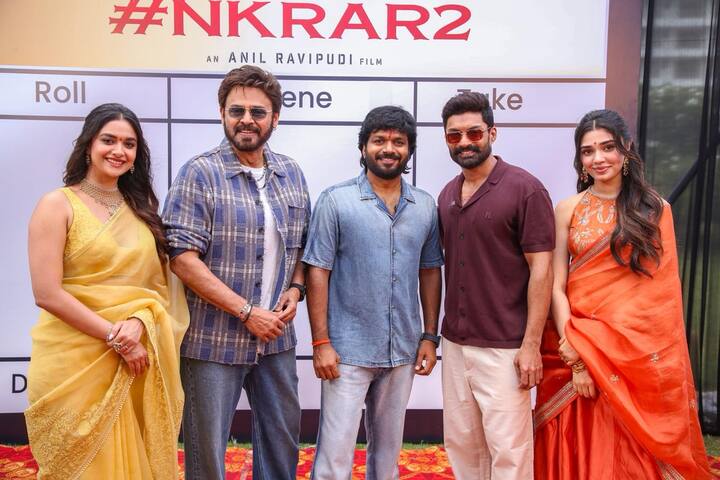 అనిల్ రావిపూడి మార్క్ వినోదంతో కూడిన ఈ సినిమాను వచ్చే ఏడాది సంక్రాంతి కానుకగా విడుదల చేయనున్నారు. (Image Courtesy: shinescreenscinema / Instagram)