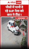 Viral Video: पौधों को पानी दे रहे भाजपा नेता को वाहन ने कुचला